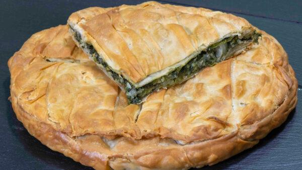 4ΑΡΑ ΣΤΡΟΓΓΥΛΗ ΝΗΣΤΙΣΙΜΗ ΣΠΑΝΑΚΟΠΙΤΑ