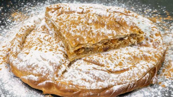 4ΑΡΑ ΣΤΡΟΓΓΥΛΗ ΚΟΛΟΚΥΘΟΠΙΤΑ ΓΛΥΚΙΑ